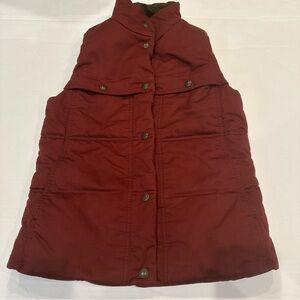 Filson Women's Maroon Quilted Vest